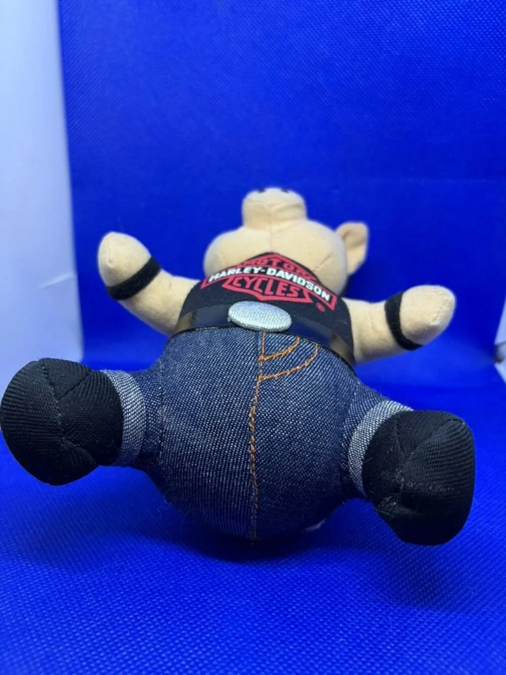 Rare! Vintage HARLEY DAVIDSON 'BIKER PIG' Collectible Plush Toy ~ 8